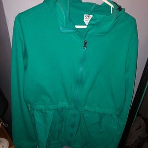 Green Zip Up